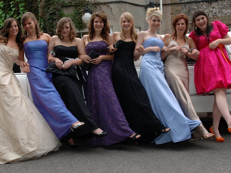The Davison High School prom at Highdown Towers in June 2008