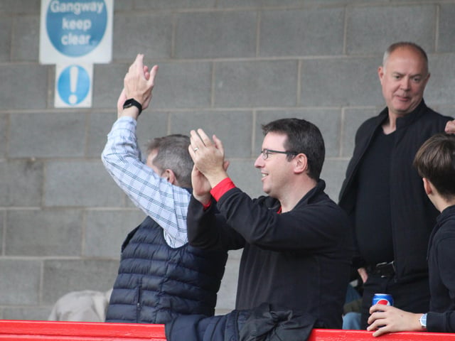 Crawley Town v Mansfield Town in October