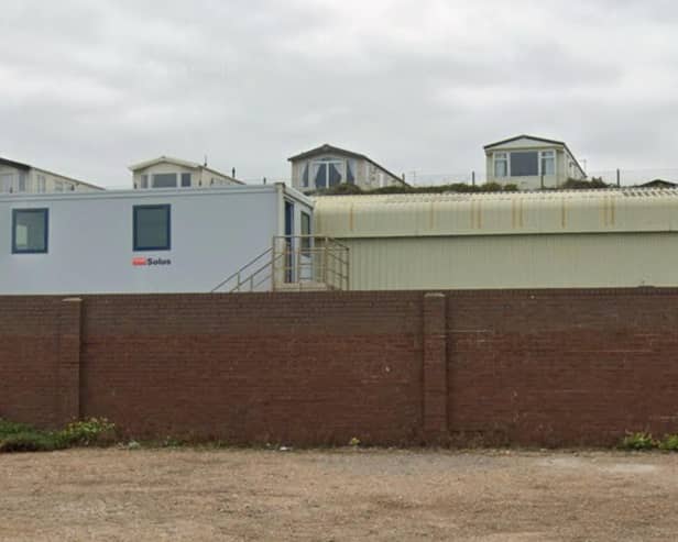 There is an application to remove the portacabins and erect a two-storey office and welfare building at the Environment Agency site on Marine Parade, Seaford. Photo: Google Street View
