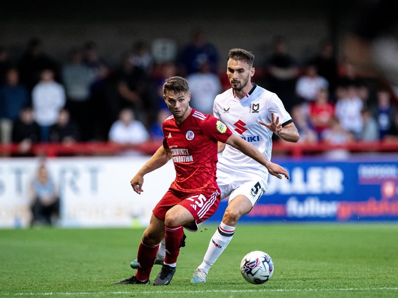 Action and crowd pictures from Crawley Town's 2-1 win over MK Dons at the Broadfield Stadium.
