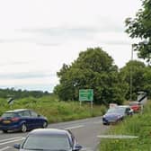 Long Furlong near the A24 is partially blocked. Photo: Google Street View