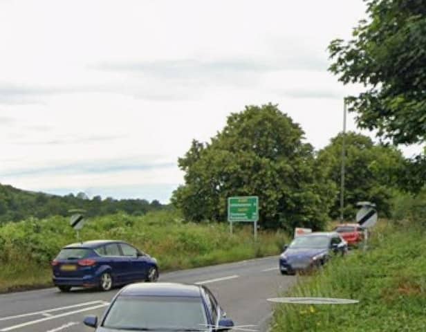 Long Furlong near the A24 is partially blocked. Photo: Google Street View