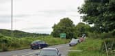 Long Furlong near the A24 is partially blocked. Photo: Google Street View