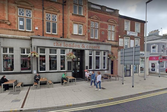 The London & County in Eastbourne is rated 4.1 stars on Google based on 1,923 reviews