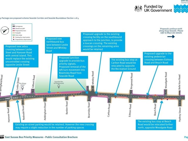 East Sussex Bus Service Improvement Plan (BSIP) - Bus Priorty Measures public consultation brochure