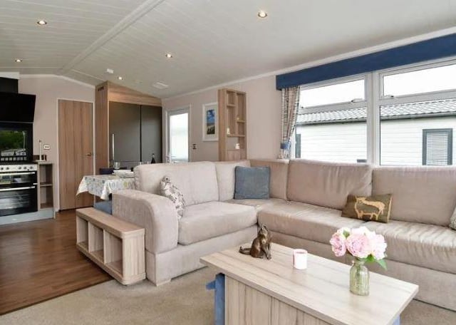 There is an open plan living area which includes a sofa bed which could offer additional sleeping for another two people.