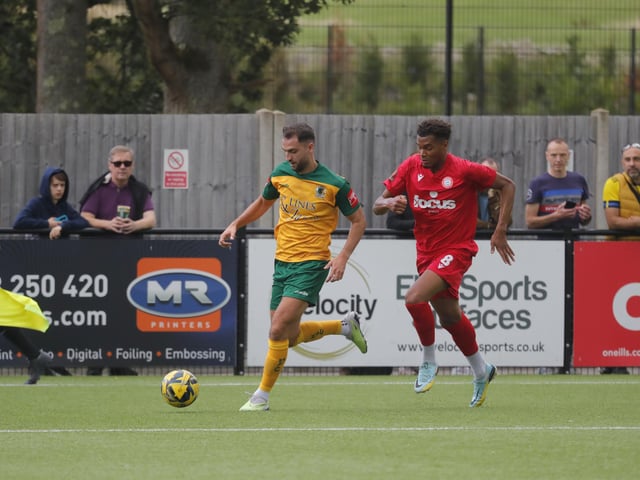 Action from Horsham's pre-season defeat to West Sussex neighbours Worthing