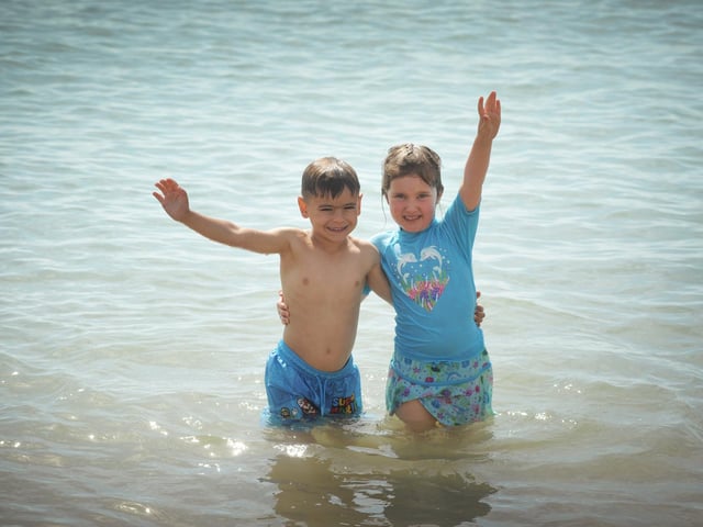 Eastbourne seafront pictured on July 30 2024 during a mini heatwave.