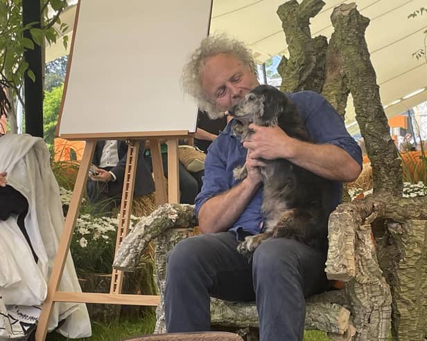 Author and artist, Charlie Mackesy, appeared at Goodwoof on Sunday (May 21) to discuss his bestselling book, alongside his dog Barney.