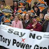 Alison Bennett and fellow Liberal Democrats are campaigning against election cancellations.