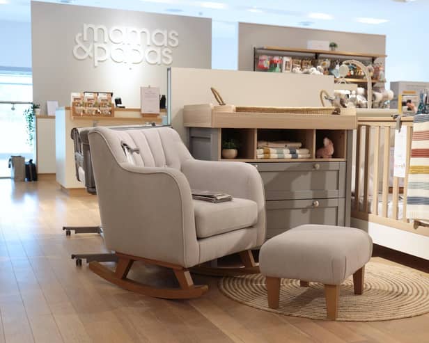 The UK’s leading high street nursery brand, Mamas & Papas, is set to open its new concession in NEXT at County Oak Retail Park in Crawley later this week, bringing its range of award-winning travel systems, nursery furniture and children’s clothing to new and expectant parents in the area. Picture by Filippo R Nigro