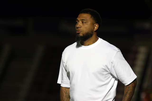 Crawley Town head coach Colin Kazim-Richards looks on during the Sky Bet League Two 2026/27 match between Northampton Town and Crawley Town at Sixfields on September 01, 2026 in Northampton, England. (Photo by Pete Norton/Getty Images)