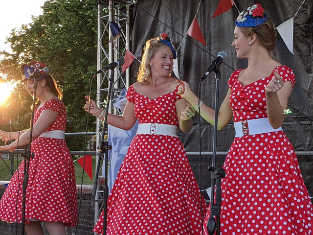 The beacon lighting and concert was in St John's Park, Burgess Hill, on Thursday, June 2