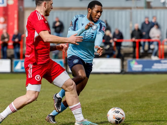 Action from Eastbourne Borough's defeat at Welling in National League South