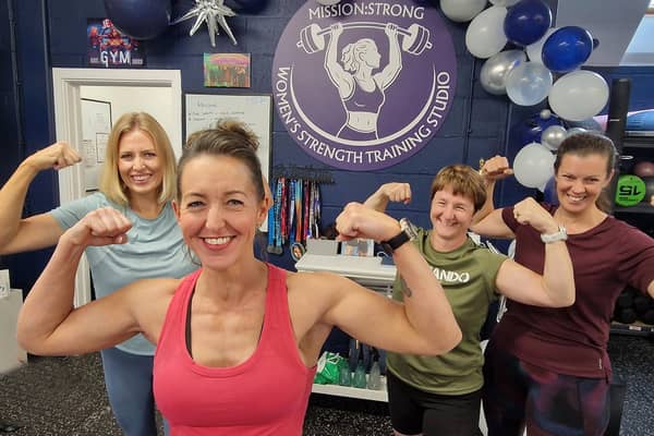 Former NHS nurse Jess Rollinson-Sims has opened a women-only fitness studio in Horsham, to help more women feel confident lifting weights.