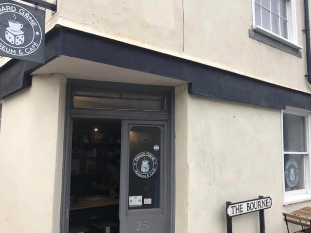 The Board Game Cafe is situated in a former pub in Hastings Old Town