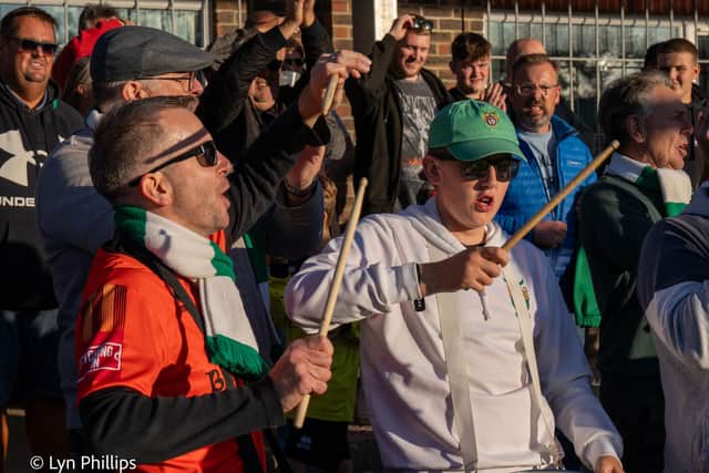 Bognor's fans make a noise as Concord are beaten | Picture: Lyn Phillips
