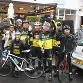 Haywards Heath’s community bike ride is returning this spring. Pictured: riders from the 2019 event (photo by Derek Martin)