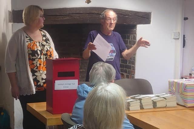 Introdcution to event by Hailsham Historical Society Chair Richard Goldsmith
