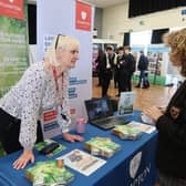 Students met with a range of employers, training providers and colleges 