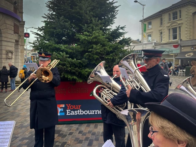 Eastbourne's Christmas lights switch-on event 2024 in Terminus Road. Photo supplied by Your Eastbourne BID.