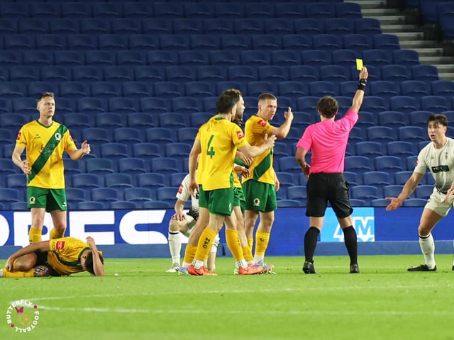 James Hammond’s majestic 95th minute free-kick clinched Horsham FC’s first league and Sussex Transport Senior Cup double in the club’s history.