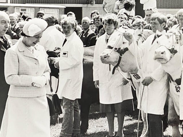 Her Majesty at the South of England Show in Ardingly in 1984
