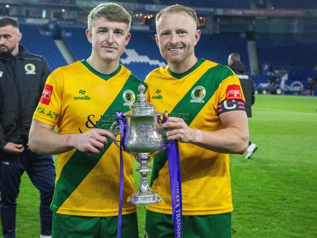 Horsham FC are champions of Sussex again after their last-gasp Sussex Transport Senior Cup final win over Littlehampton Town.