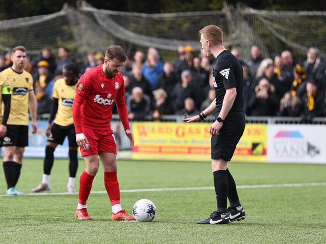 Worthing beat Maidstone in the National South play-off semi-final at a packed Woodside Road