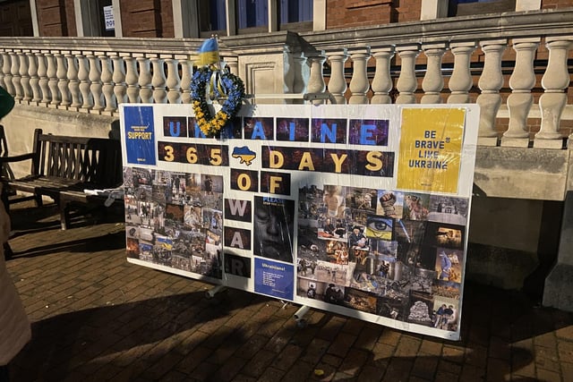 Eastbourne's vigil for Ukraine