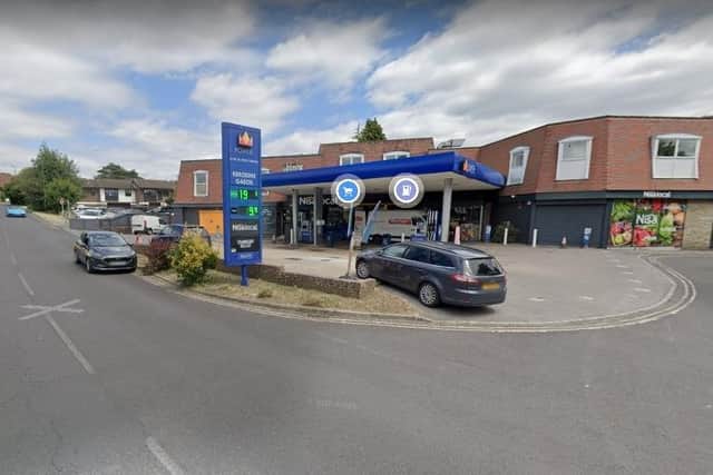 Petrol station in Storrington (Google Maps Streetview)