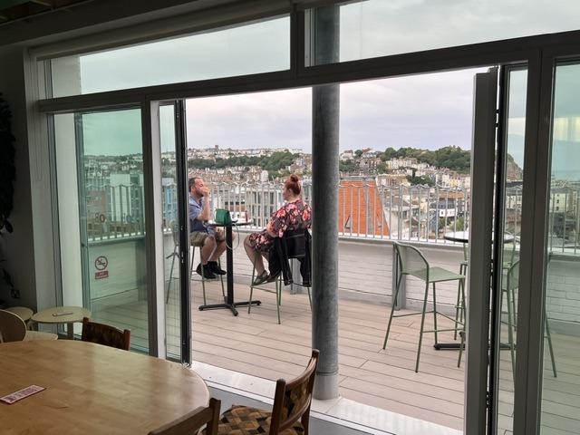 Observer Building rooftop restaurant and bar