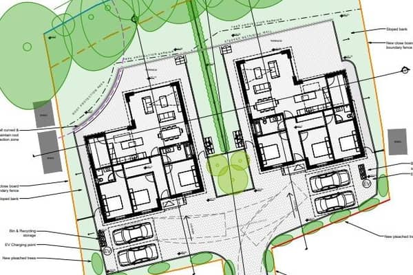 The proposed development in Etchingham High Street. Image: Gowing Developments/Hapa Architects