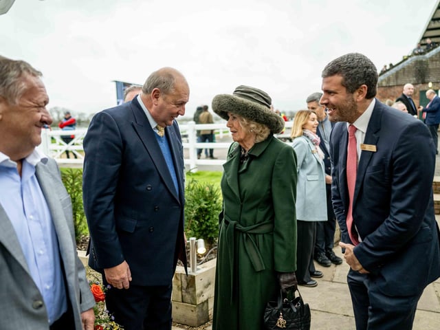Darren Cool Images : Queen Camilla at Plumpton Racecourse