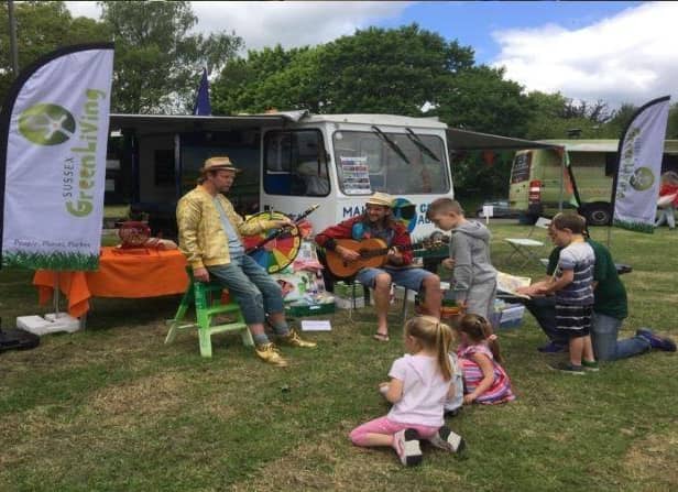 An eco-friendly live music event is being held in Piries Place, Horsham, over the bank holiday weekend