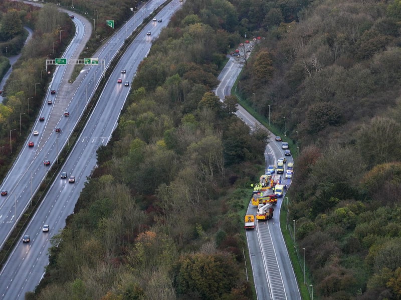 Emergency services at the scene. Picture: Sussex News and Pictures
