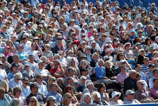 Crowds at the event in 2014.