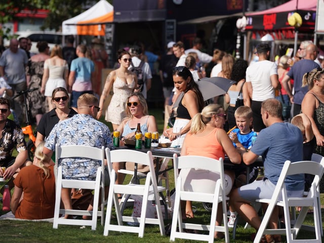 Hundreds gathered in Steyne Gardens to take part in this year’s Worthing Food and Drink Festival.