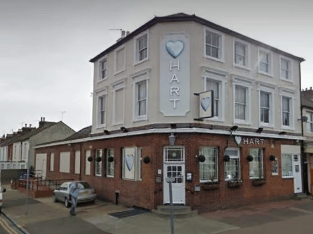 The Hart Eastbourne amongst many pubs closed in South East.