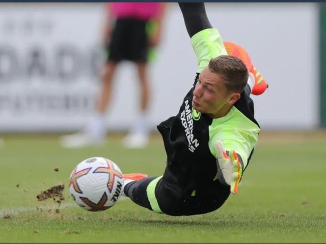 The giant Dutch keeper will hope to challenge Rob Sanchez for the No1 jersey