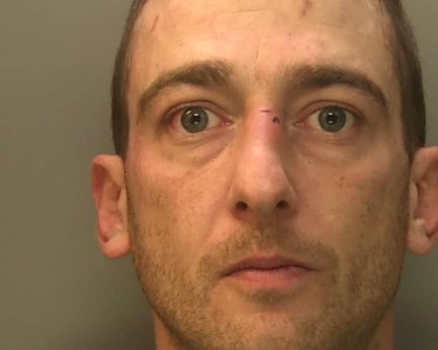Eddie Murphy, 34, formerly of Middle Street, Brighton is wanted by police for failing to attend court after being charged with possession of an imitation firearm in a public place. Picture: Sussex Police