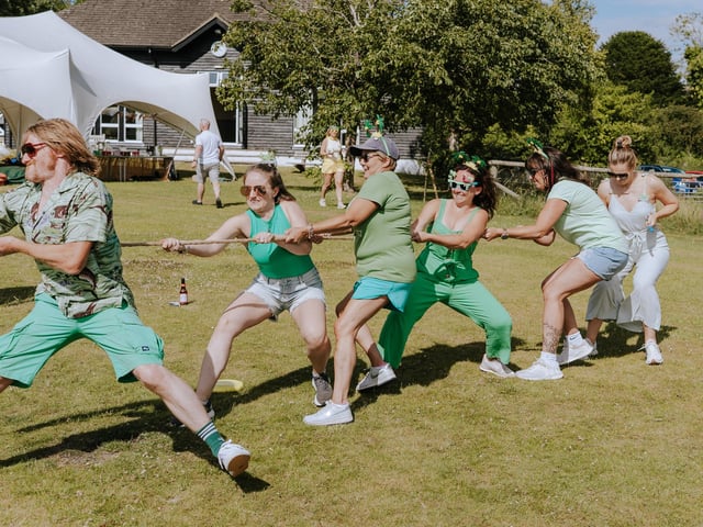 Littlehampton businesses Templespa and Ryan Fit Hub joined forces to mark 25 years in business and celebrate their staff.
