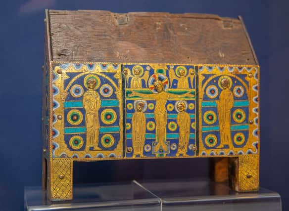 Shipley reliquary back in Sussex and now homed in the Horsham Museum (Photo by Malcolm Green)