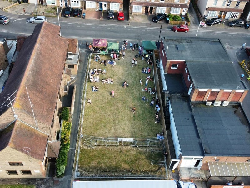 Cancer Aid seen from above