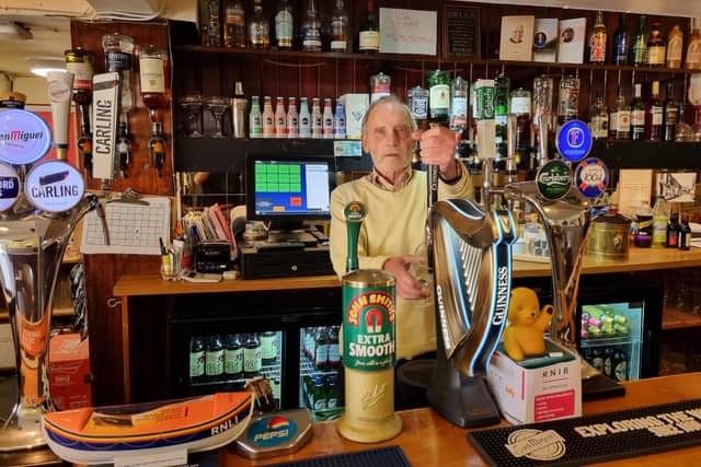 Eastbourne pub back open after flooding - owner Barry Musgrove