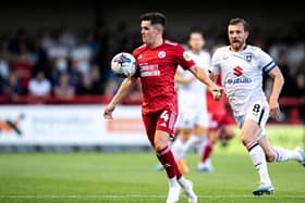 Liam Kelly in action for Crawley Town this season. Picture: Eva Gilbert