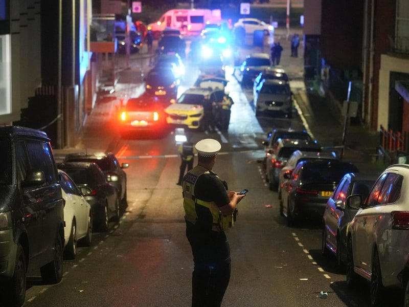 Armed police respond to Brighton incident; road cordoned off. Photo: Eddie Mitchell