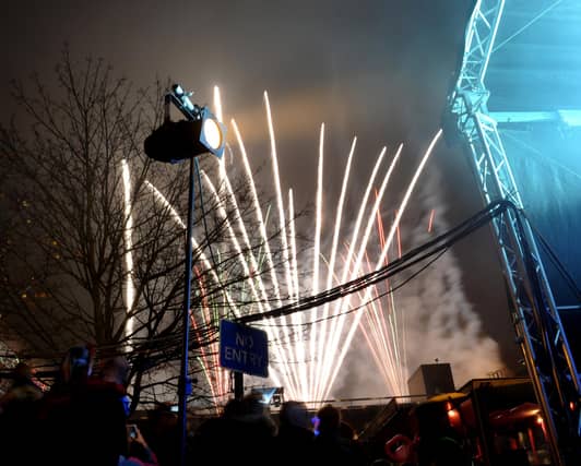 jpco 26-11-14 Christmas Lights switch on in The Boulevard, Crawley 2014 (Pic by Jon Rigby)