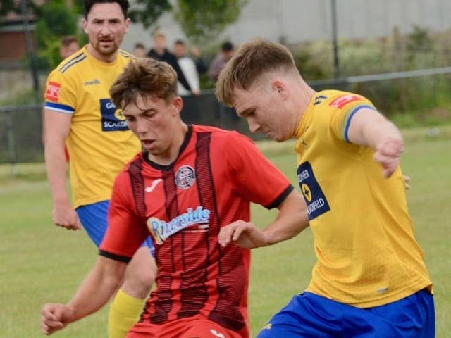 Action from a pre-season friendly between Wick and Lancing at Crabtree Park