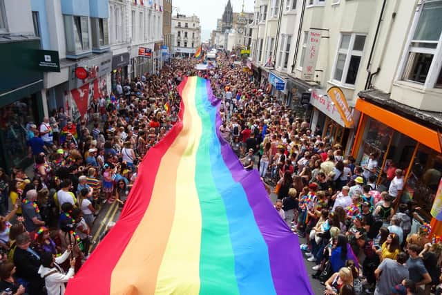 Brighton Pride 2019. Pic by Eddie Mitchell.